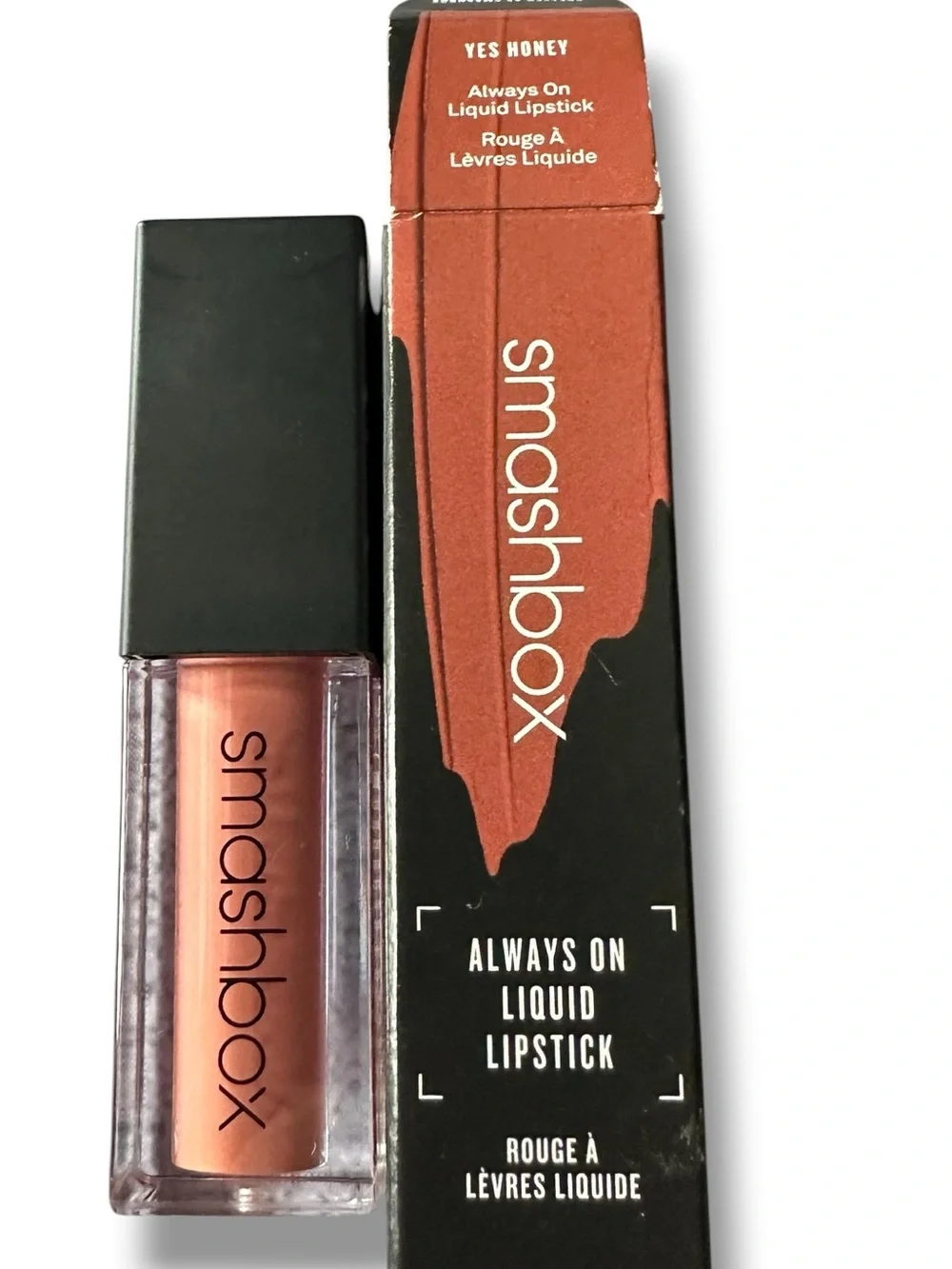 Smashbox Always On Matte Liquid Lipstick Yes Honey FALL SHADE WARM Peach $27 Ret